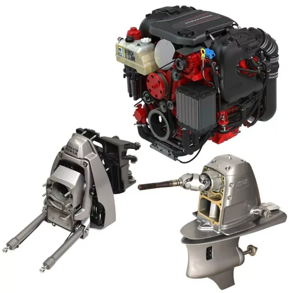 Volvo Penta Boat Inboard I/O Motor Package | V6 240 HP Marine Engine