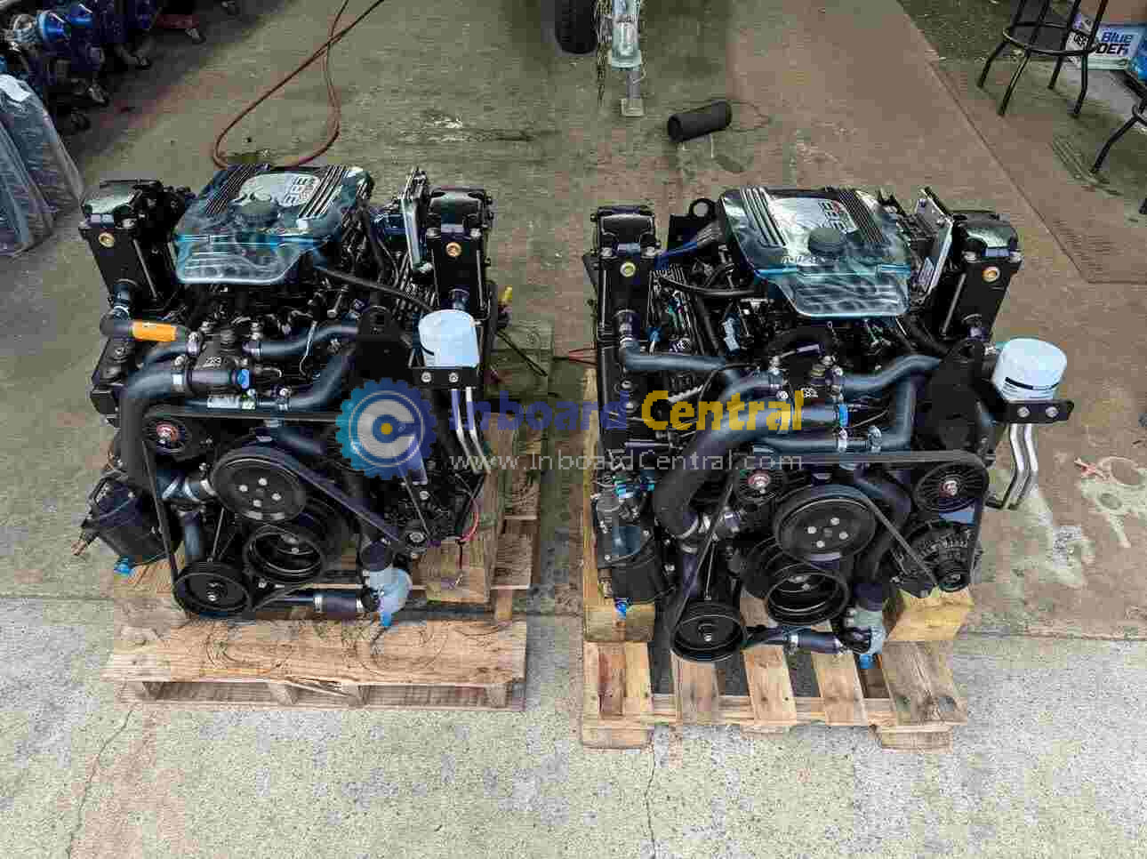 Pair MerCruiser 383 MPI Inboard Engine Complete