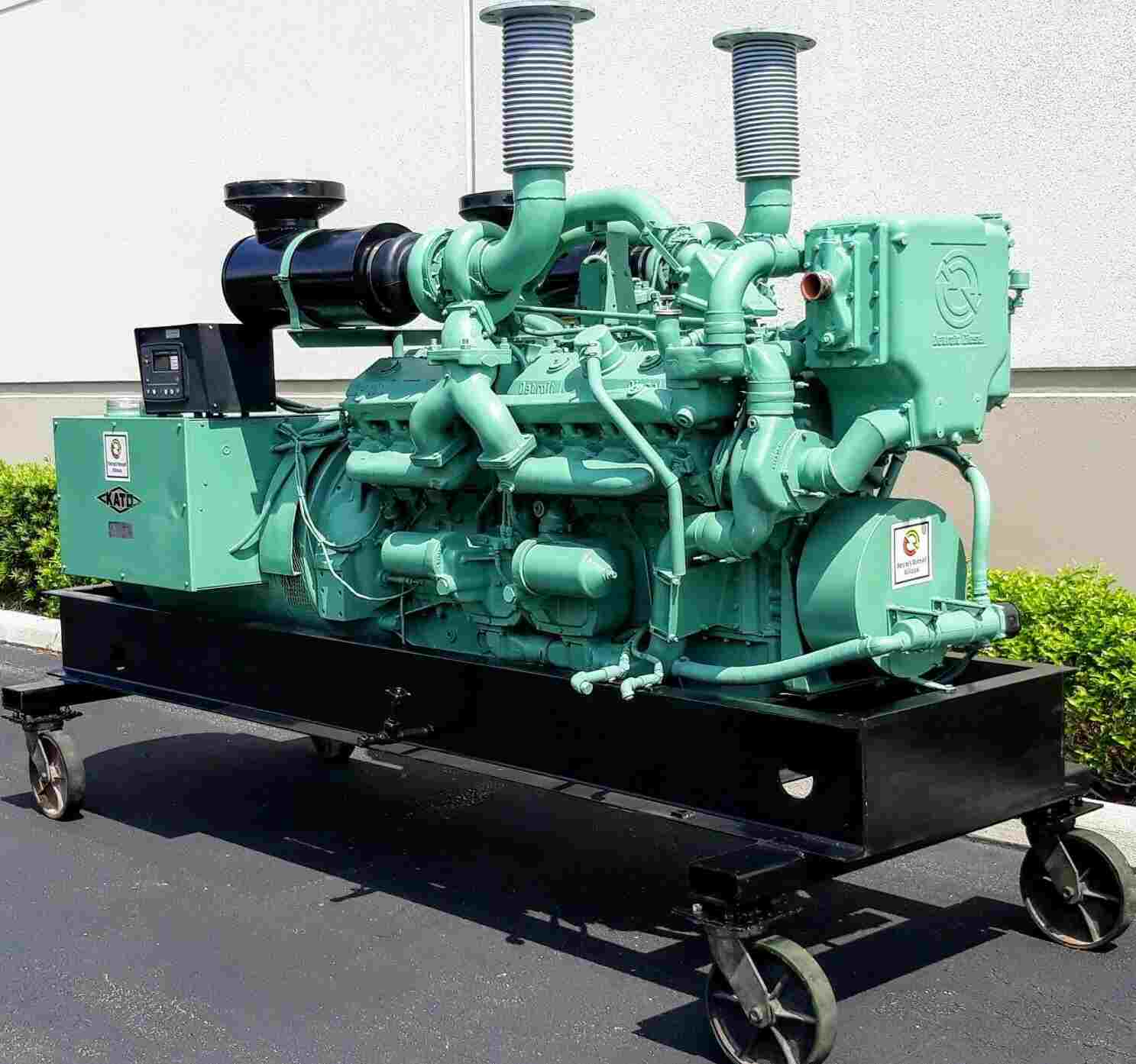 Detroit Diesel 16V71 Engine Kato Open Frame Generator